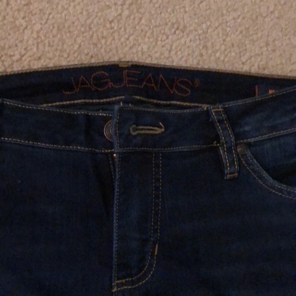 Women’s Jag Jeans Denim Mid Rise Straight Leg Jeans - Picture 3 of 6